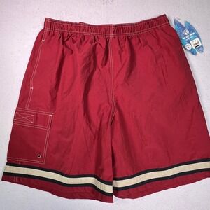 Utility Board Shorts Mens Large Red New